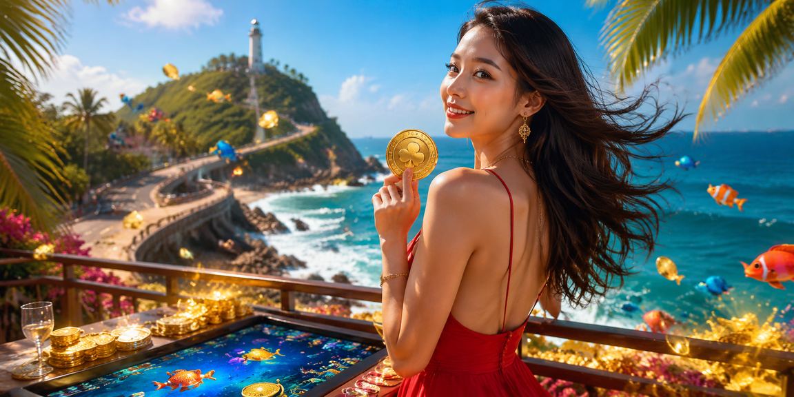 Cảnh biển Vũng Tàu về đêm với bầu không khí giải trí casino sôi động ven biển